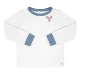 Alex Sweatshirt - Daisy White, Tennis Rackets