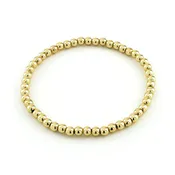 14K Gold Filled Smooth Bracelet 4mm