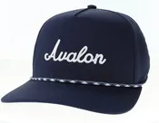 Caddy Avalon Navy/Navy White Rope Hat