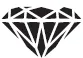 10k White Gold Emerald-cut Bezel Birthstone Citrine Earrings