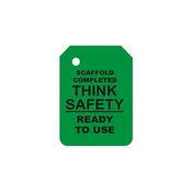 G-109-0 GREEN SCAFFOLD TAG INSERT
