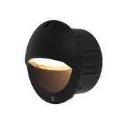 VONN 5" Modern VOS50128BL Low-Voltage 3-Watt ETL Certified Integrated LED Outdoor Steps Light Matte Black