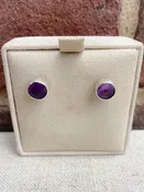 Amethyst Studs — Capone's Jewelry