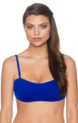 Aerin Rose Women's Indigo Aerial Bandeau Bikini Top