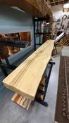 Poplar Live Edge Rustic Fireplace Mantel – Solid Wood Slab