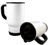 Custom White Stainless Steel Travel Mug