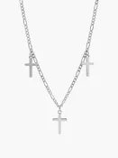 Cross Trio Necklace