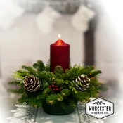 "Classic" Round Centerpiece | Christmas Centerpiece