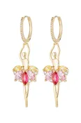 Ballerina Huggie Earrings