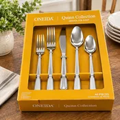 45 PIECE QUINN COLLECTION SERVICE FOR 8 SILVER WARE