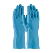 Assurance 48-L185B Unsupported Latex, Flock Lined with Honeycomb Grip - 18 Mil (One Dozen)