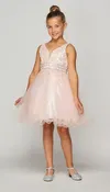 Dusty Rose Flower Girl Dress,Girl Dress,Dusty Rose Dress, Blush Dress, Flower Girl, Wedding Flower Girl Dress, pink Dress