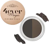 4ever Magic Cosmetics Double Shade Eyebrow Gel + Brush 0.14 oz - Abracadabra Black