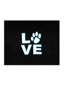 Love Square with Paw Motif