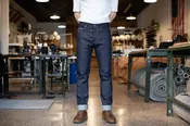 Tailored Slim Selvedge Jeans, White Oak Cone Mills | Billiam