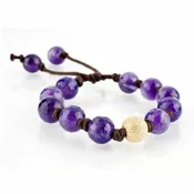 Amethyst with Large Gold Stardust