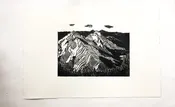 Art Print, Three Sisters Mountains