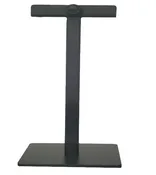 8.25"H Pedestal Metal Sign Holder With Channel | Black | 4/Pack