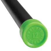 12LB GREEN PADDED WEIGHT BAR - Grip Diameter 1.05"