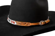 3D Leather Hatband #D740003348
