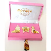4 Barbie Hard Rock Pins 2013 New Orleans