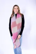 Anne Scarf – Cozy Wide Stripe Scarf for Fall & Winter Style