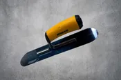 12 x 3 Pool Trowel Comfort Grip Round Blue Steel