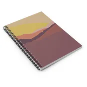 Boho Desert Spiral Bound Notebook | Modern Elopement
