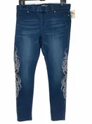 THE PYRMID COLLECTION Size LARGE MEDIUM DENIM studded Womens Jean