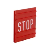 9001B102 - PUSHBUTTON Legend Plate 30MM TYPE B