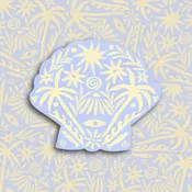 Beachy Shell - Vinyl Sticker