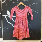 Alice+Ames Pink Strawberries LS Dress 7