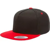5 Panel Cotton Twill Snapback 2-Tone