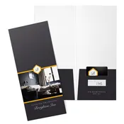 4" x 9" Gift Card / Hotel Key Card Holder – Printed