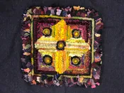 Mixed Media Square Log Cabin