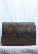 Arched Desktop Box with Metal Straps