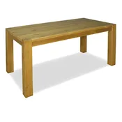 Kubo Solid Pine Wood 63" Dining Table Light Brown