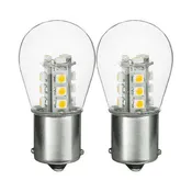 1156/1141/1003 1.5W LED S8 Bulb, Low Voltage 12V, Single Contact, BA15S Base, 3000K, 2 Pack