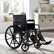 18" Wheelchair, Desk Length Removable Arms, Swing Away Footrests
