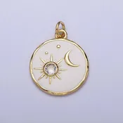 14K GF Celestial Coin Necklace