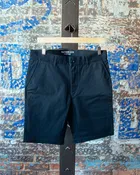 Slim Fit Chino Shorts - Black