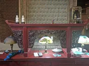 carved red altar — china woods fine furniture