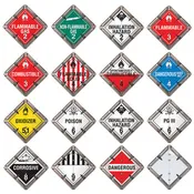 15 Page DOT Ident-O-Flip® Various Legend Flip Placard System