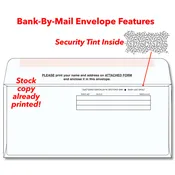 Bank-by-Mail Envelope