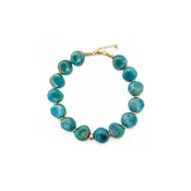 Bahama Blue Beaded Necklace