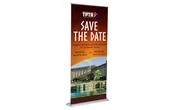Banner Stand: Sleek Retractable
