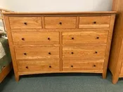 CARLSTON 9 DRAWER DRESSER