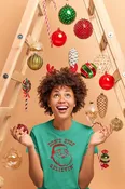 Dont Stop Believing Santa Shirt