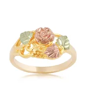 10k Black Hills Gold Rose Ring