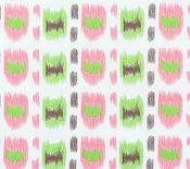 Alan Campbell Fabric: Cintra - Custom Pink / Green / Brown on White Belgian Linen / Cotton